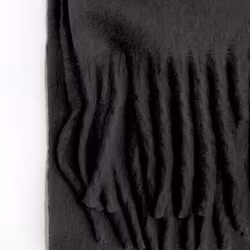 Oversized Scarf – Svart