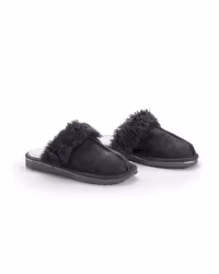 Fårskinn Slippers FJÄLL, Antracit