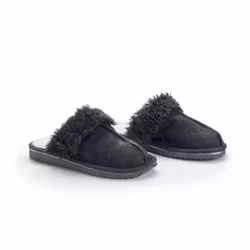 Fårskinn Slippers FJÄLL, Antracit