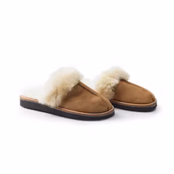 Fårskinn Slippers FJÄLL, Beige