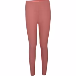 Tights Ribb, High Waist Dam - Coral
