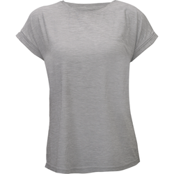 Workout Top Dam, Grey Mel
