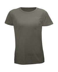 Tränings Top X-Cool Dam, Green Khaki