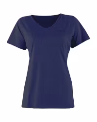 Tränings T-shirt V-neck Dam, Blue