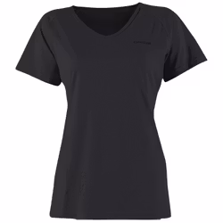 Tränings T-shirt V-neck Dam, Black
