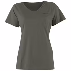 Tränings T-shirt V-neck Dam, Green Khaki
