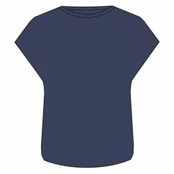 Träningstopp Dam Loose Fit, Blue