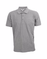 Pikétröja Regular Fit Mel.Grey