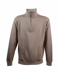Tröja Halv-zip Herr Brun