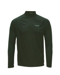 Training Long Sleeve Half-Zip Polo Herr Jungle Green