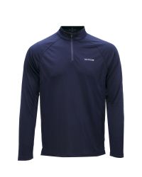 Training Long Sleeve Half-Zip Polo Herr Dk.Blue