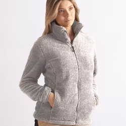 Softpilejacka Dam True North, Ljusgrå