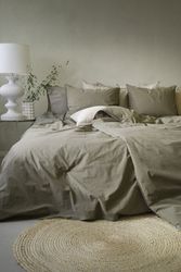 Påslakanset Waveless Percale - Grön