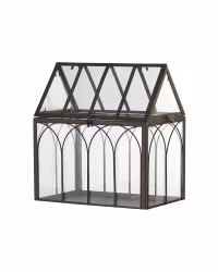 Drivhus/Växthus Rostbrun Set av 2st