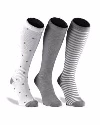 3-Pack Mix Bambu Stödstrumpor 11-14 mmHg