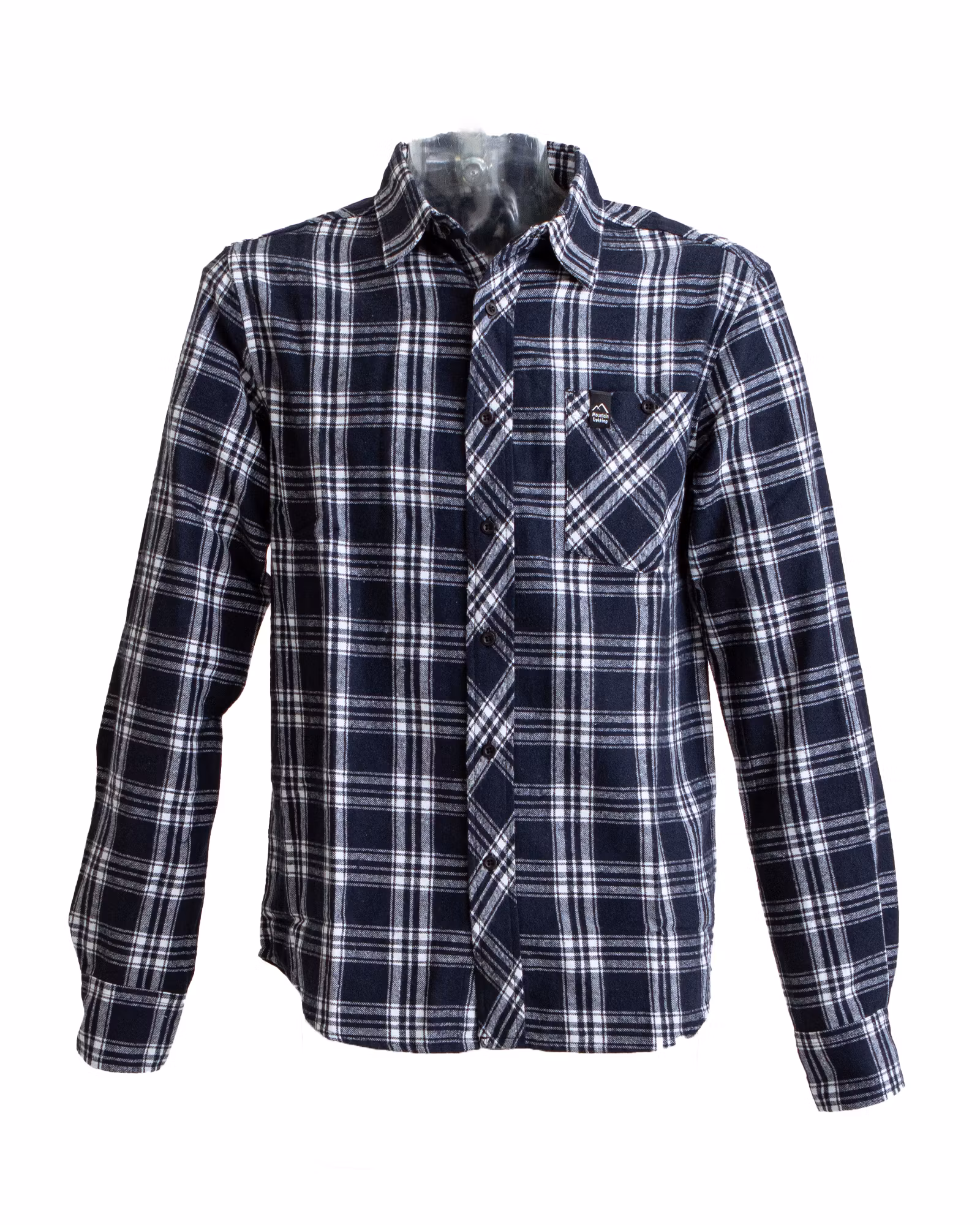 Slitstark Flanell Herrskjorta - Blå (M–3XL)