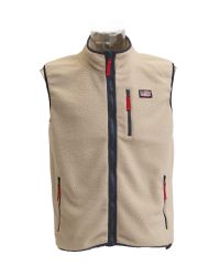 Pilefleecväst Herr – Beige – Mountain Trekking