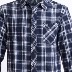 Flanellskjorta Genua - Marin comb (M–3XL)