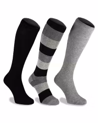 3-Pack Mix Bomull Stödstrumpor 11-14 mmHg