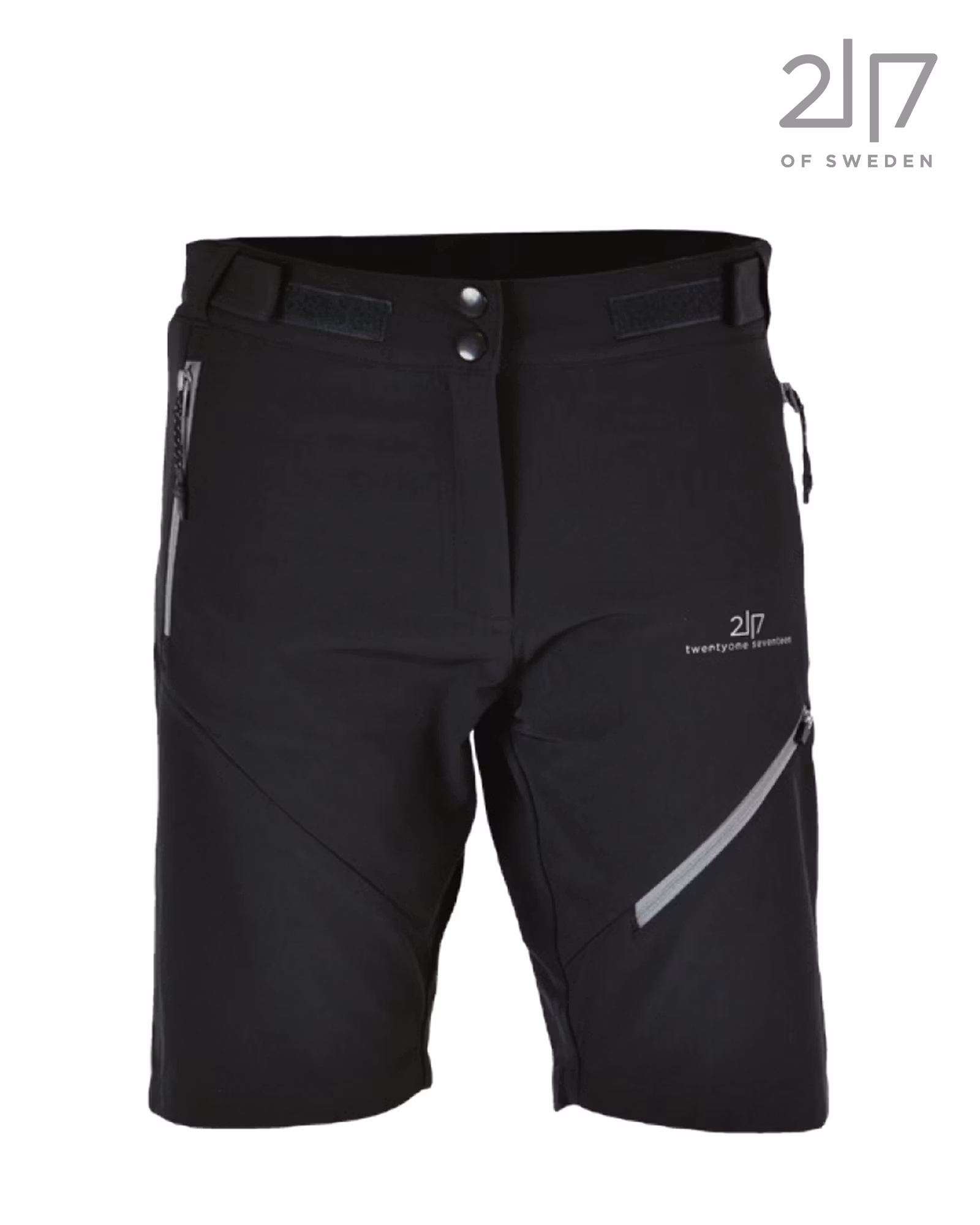 Quick-Dry Stretch Outdoor Shorts Herr, Svart