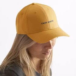 Keps i Bomullstwill, True North – Gul (Unisex)