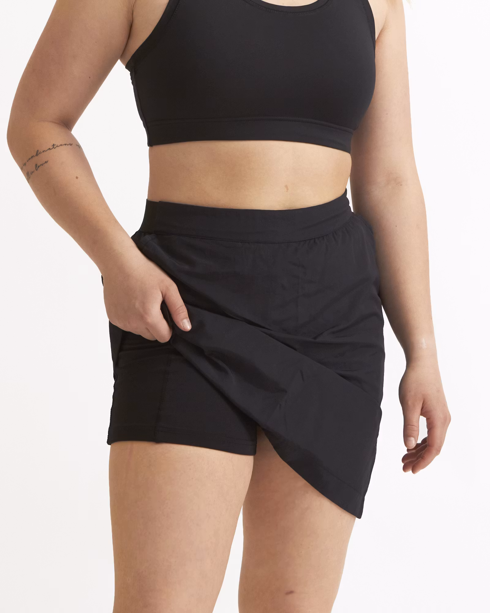 Sportkjol med Inbyggda Shorts – Dam