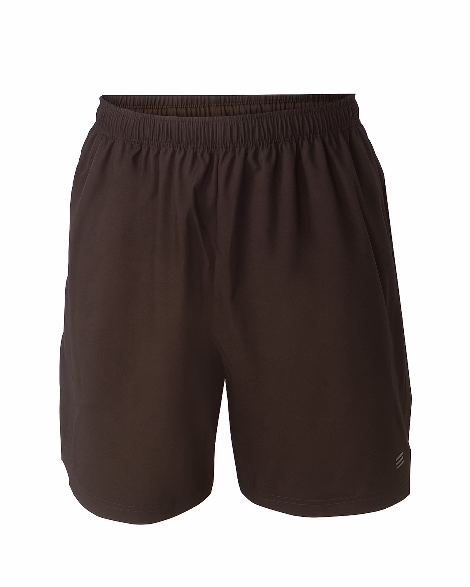 Gym Shorts 4-Way Stretch Herr – Mörkbrun | Oxide Sportswear