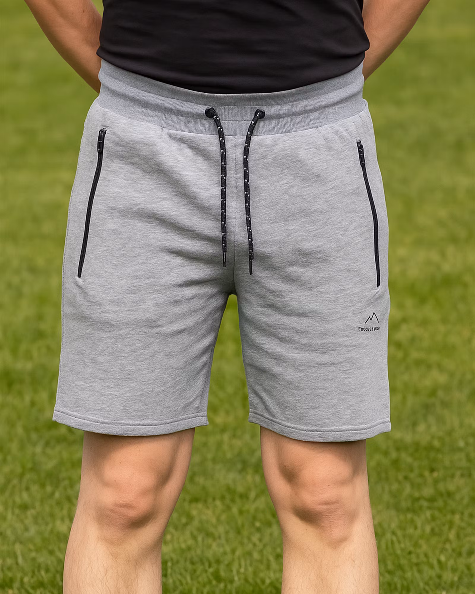 Sweatshorts Herr – Grå Melange | Mountain Trekking