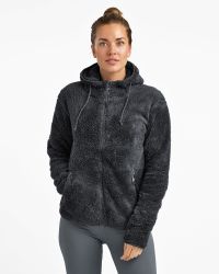 Softpile Hoodie Dam, Mörkgrå