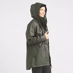 Regnjacka PU Mid-Coat  Dam, Skogsgrön