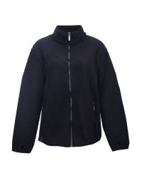Jacka Fleece Pile Soft Dam, Svart
