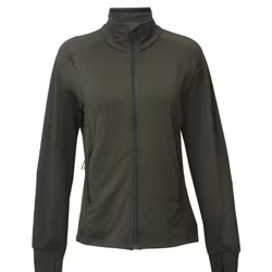 Jacka Air Fleece Dam - Mörkgrön