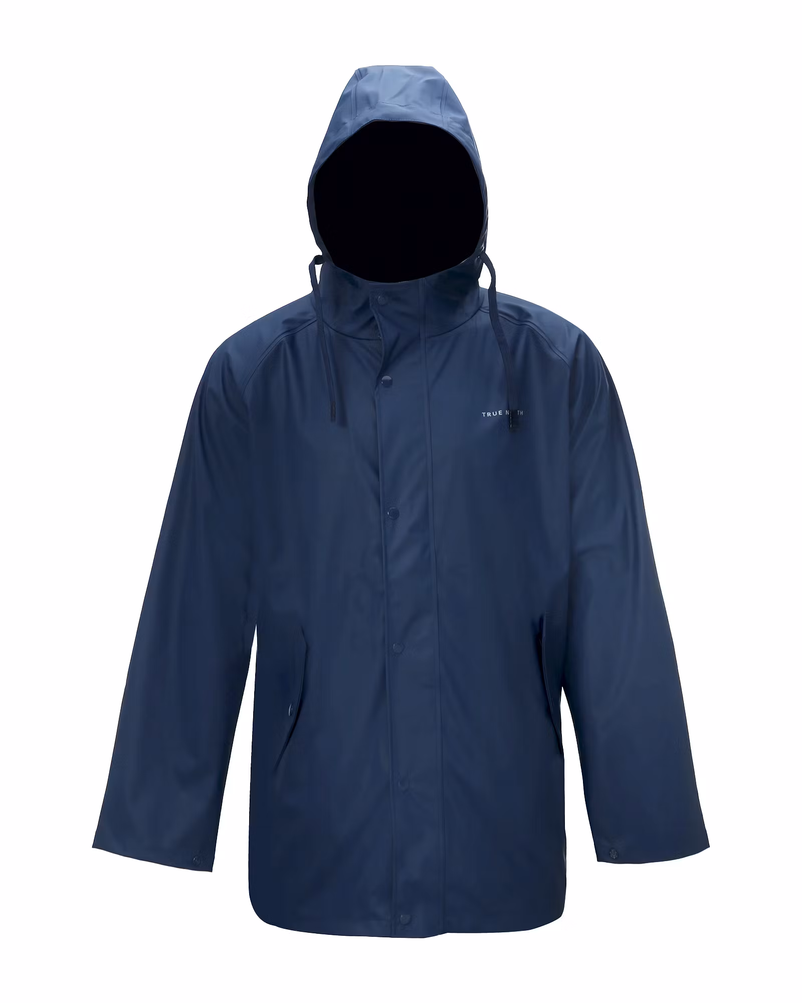 Regnjacka PU Mid-Coat  Herr, Marinblå