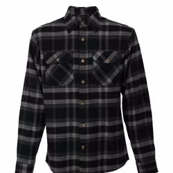 Flanellskjorta Heavy Herr - Svart Comb (S-XXL)