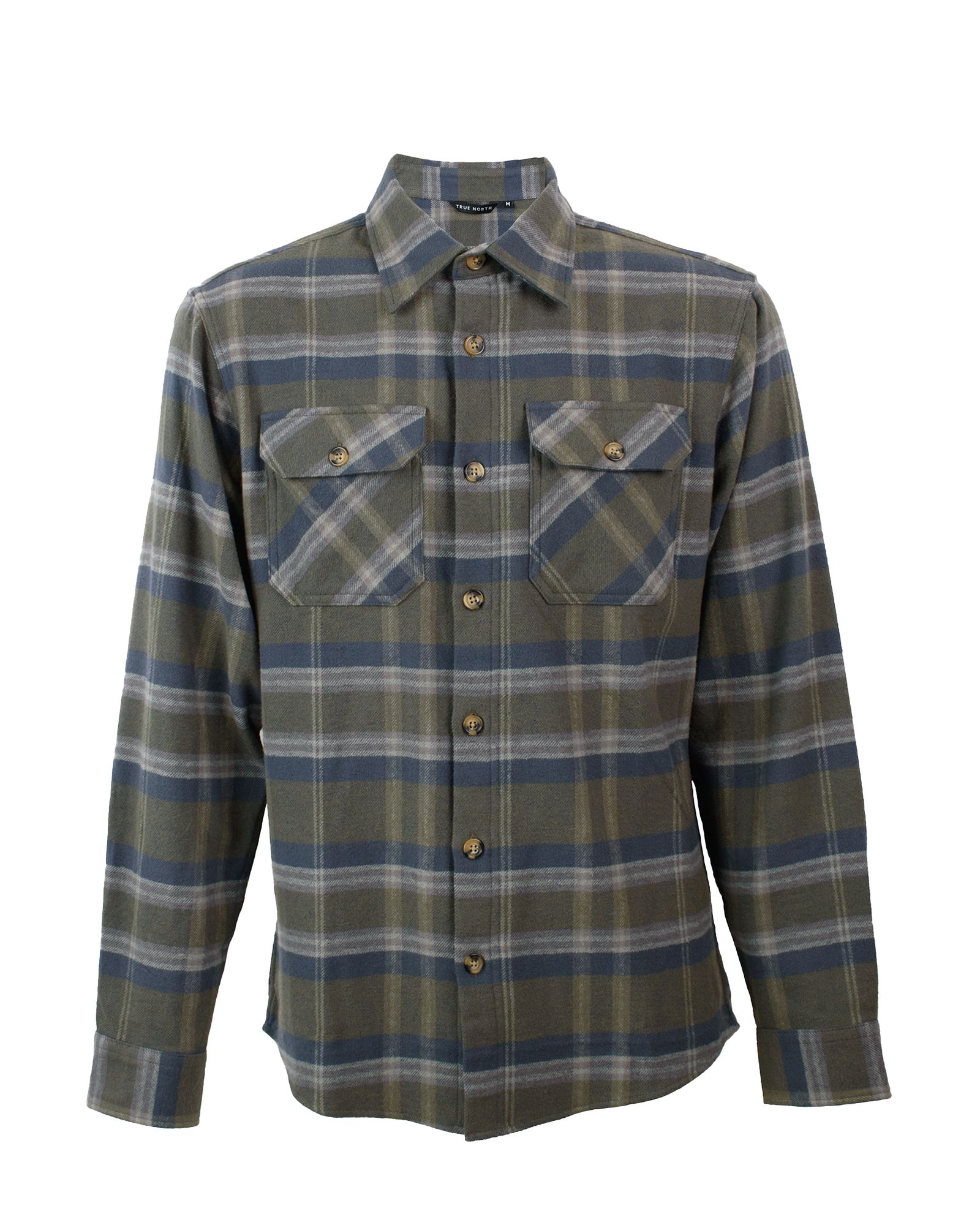 Skjorta Heavy Flanell Herr, Tarmac-Comb