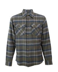 Skjorta Heavy Flanell Herr, Tarmac-Comb