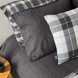 Påslakanset Flanell - Storuman, Grå