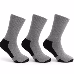 Merinoull Hiking Socks, Grå/Svart 3-par