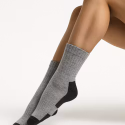 Merinoull Hiking Socks, Grå/Svart 3-par