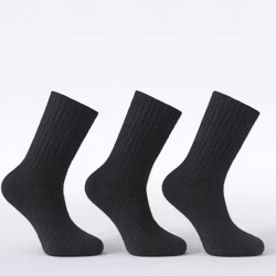 Merinoull Hiking Socks, Svart 3-par