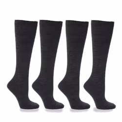 4-Pack Antracit Ullmix Stödstrumpor 11-14 mmHg