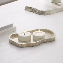 LED-Tealight Jumbo Ø 6,1 - Real Flame - VITA i Set av 2
