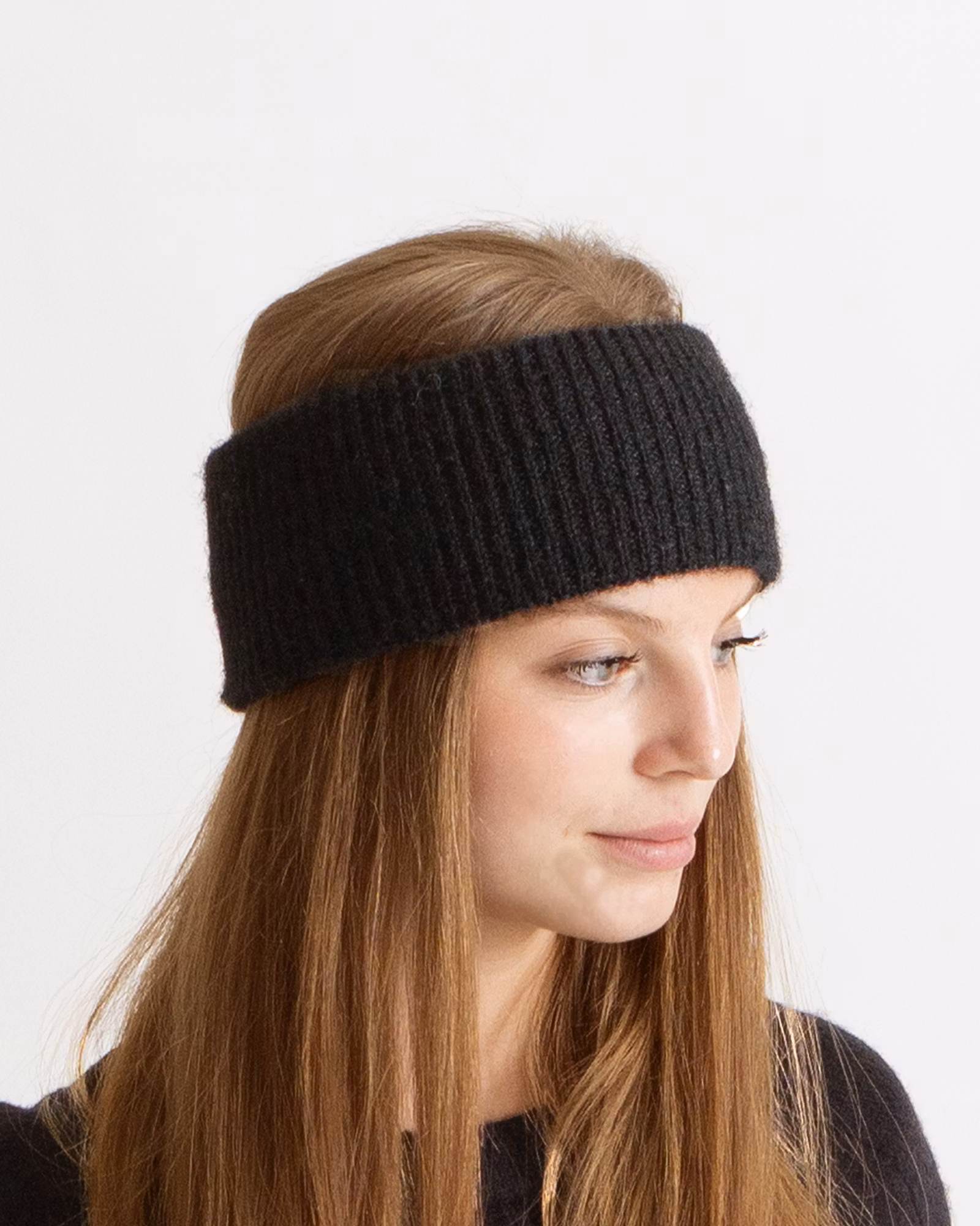 Ribbed Headband - Svart