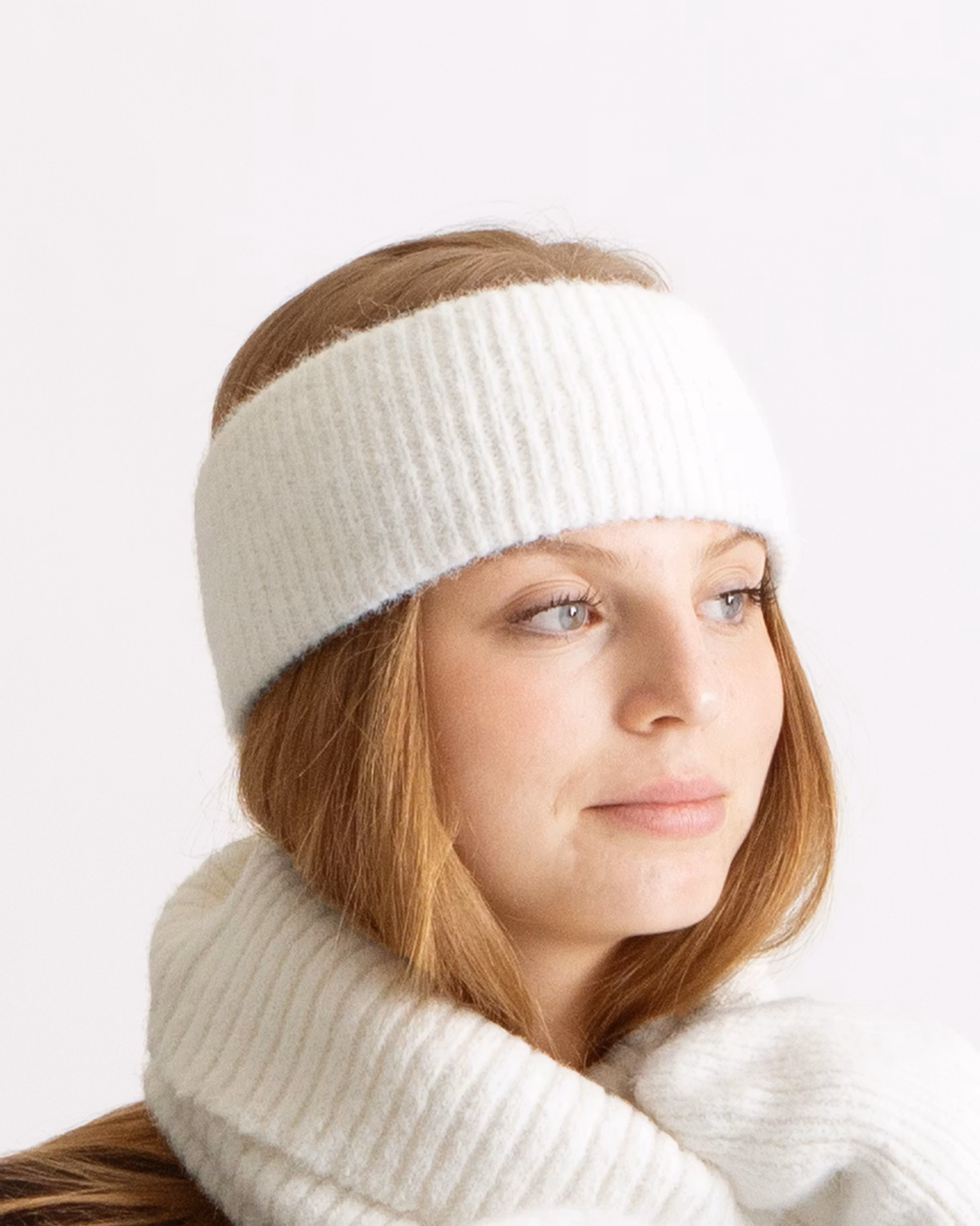 Ribbed Headband - Offwhite