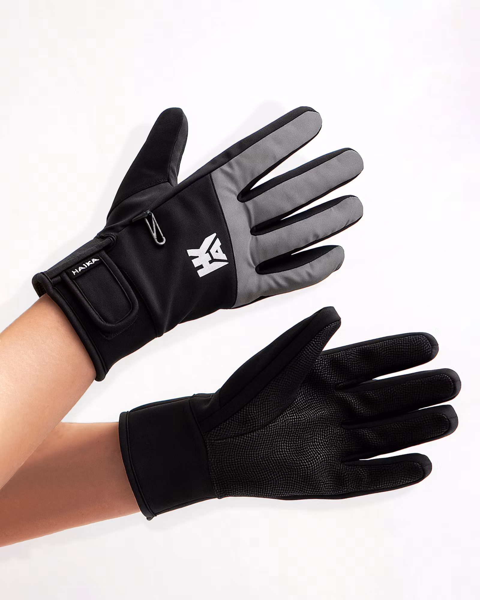 Handskar med Reflex - Svart (S/M - L/XL)