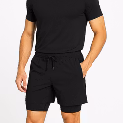Shorts Solaro 2in1, Herr – Svart (S-XXL)