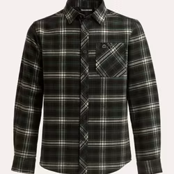 Flanellskjorta Genua - Grön comb (M–3XL)