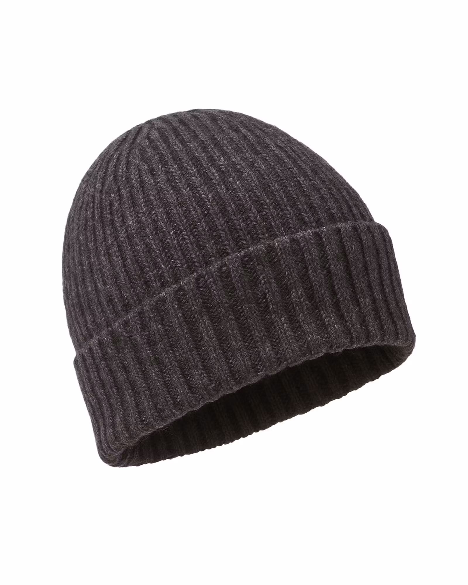 Mössa Ribb Beanie Wool Herr - Antracitgrå