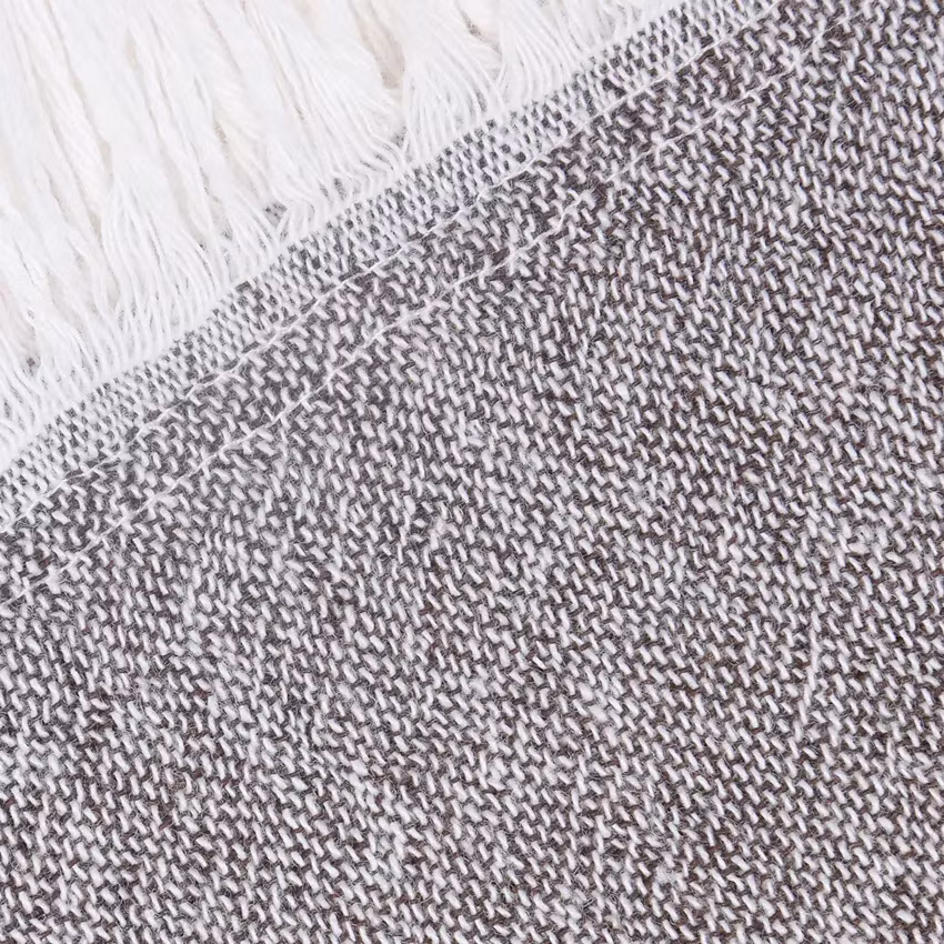 Överkast Clara, Enkel - Beige/Brun