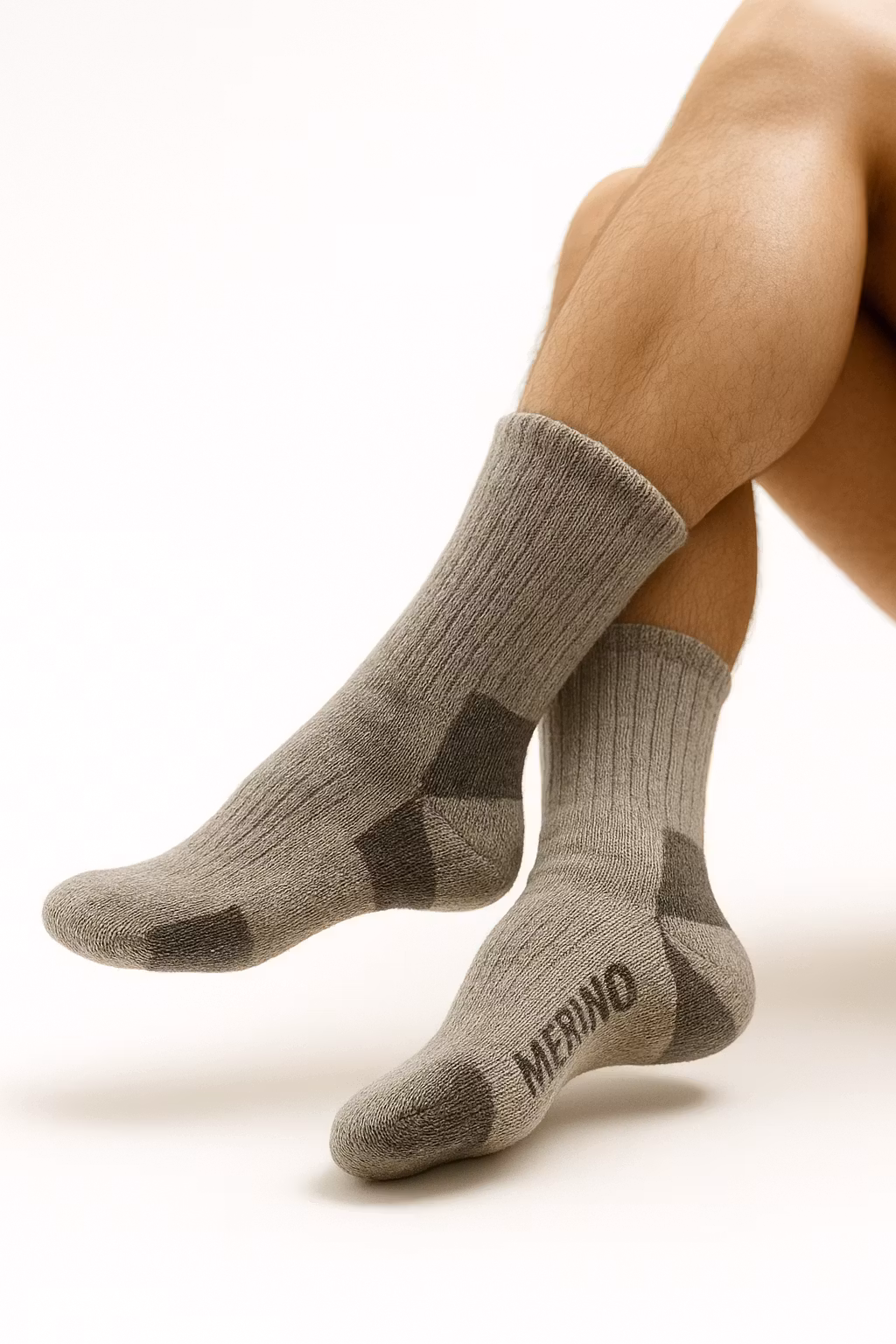 Trekking Merinoull Socka Helfrotté, Grå 2-par